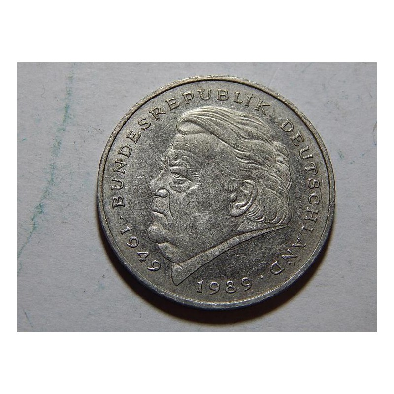 Německo BRD 2 Mark 1995 G XF-UNC č36643 Německo BRD 2 Mark 1995 G XF-UNC č36643