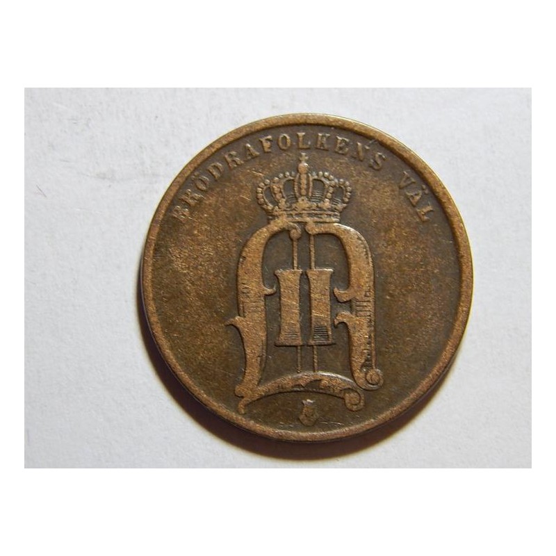 Švédsko 2 Öre 1874 XF č31919 Švédsko 2 Öre 1874 XF č31919