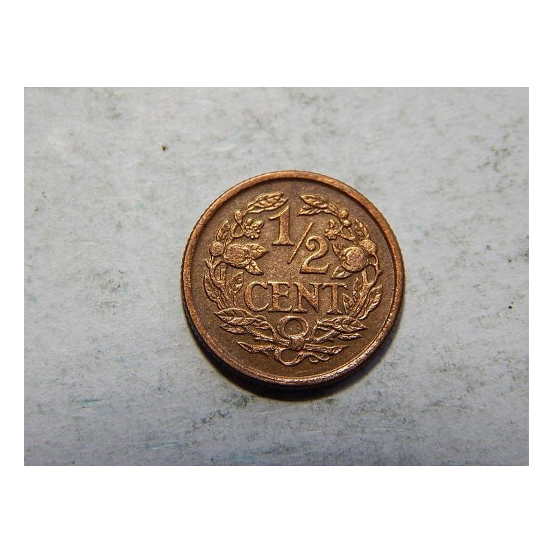 Nizozemí ½ Cent 1936 XF č36921 Nizozemí ½ Cent 1936 XF č36921
