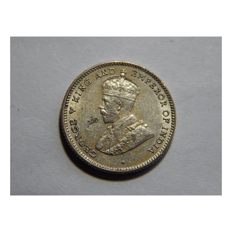 Ceylon 25 Cents 1920 B R Ag XF č00687 Ceylon 25 Cents 1920 B R Ag XF č00687