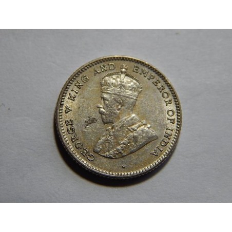 Ceylon 25 Cents 1920 B R Ag XF č00687