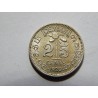 Ceylon 25 Cents 1920 B R Ag XF č00687