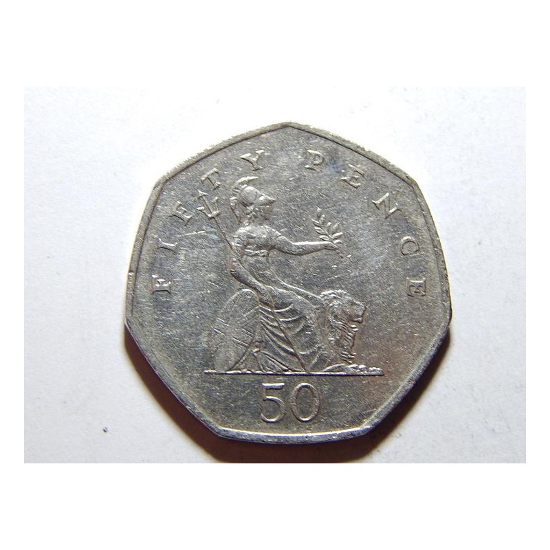 Anglie 50 Pence 1997 XF č21564 Anglie 50 Pence 1997 XF č21564