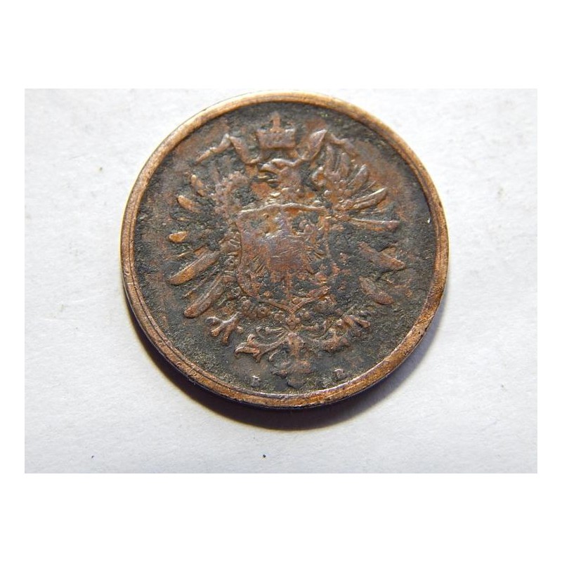 Germany Empire 2 Pfennig 1873 B RR VF č10001 Germany Empire 2 Pfennig 1873 B RR VF č10001