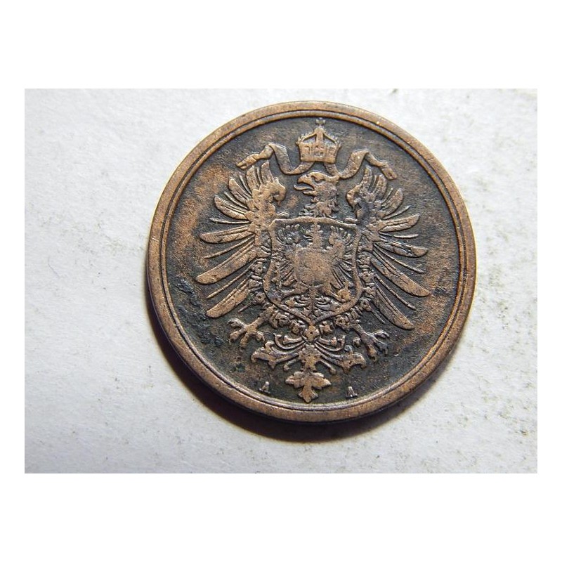 Germany Empire 2 Pfennig 1874 A XF č10342 Germany Empire 2 Pfennig 1874 A XF č10342