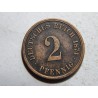 Germany Empire 2 Pfennig 1874 A XF č10342