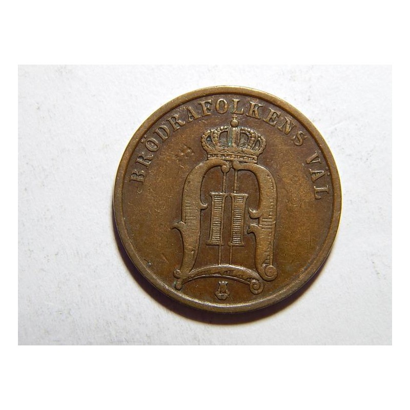 Švédsko 2 Öre 1894 open 4 XF č31777 Švédsko 2 Öre 1894 open 4 XF č31777