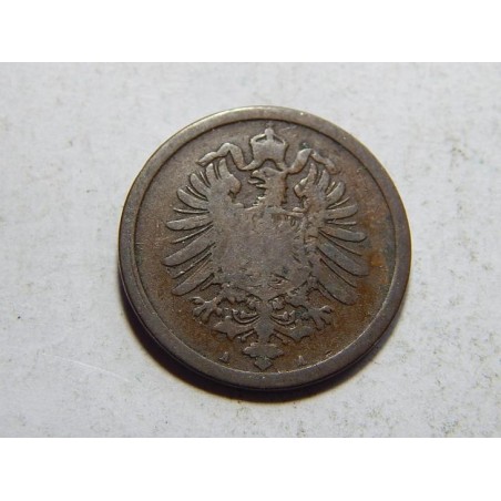 Germany Empire 2 Pfennig 1875 A F-VF č10317