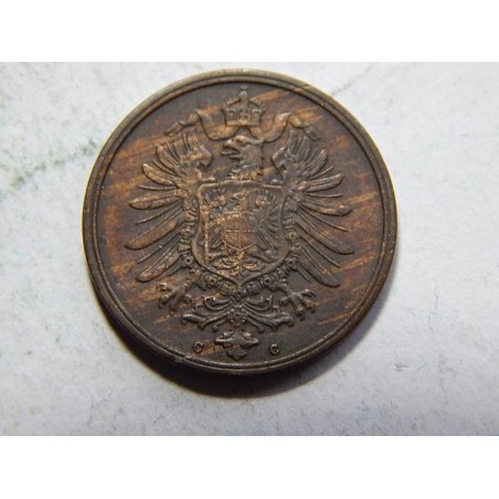 Germany Empire 2 Pfennig 1875 C XF-UNC č10426