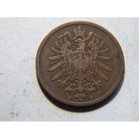 Germany Empire 2 Pfennig 1875 C XF č10501