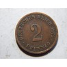 Germany Empire 2 Pfennig 1875 C XF č10501