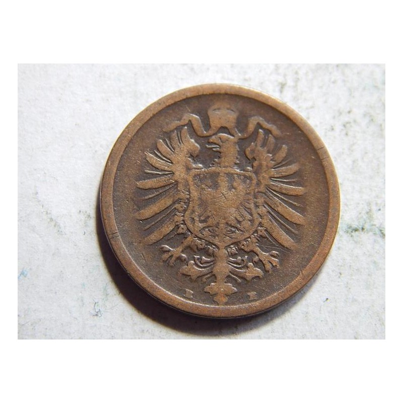 Germany Empire 2 Pfennig 1875 E VF č10456 Germany Empire 2 Pfennig 1875 E VF č10456