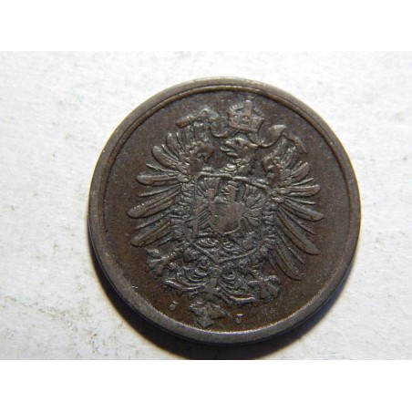 Germany Empire 2 Pfennig 1875 J XF č10130