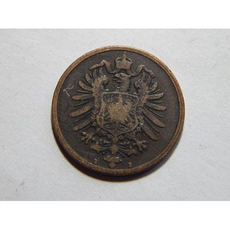 Germany Empire 2 Pfennig 1876 B VF-XF č10007