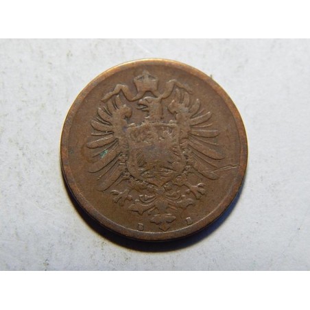 Germany Empire 2 Pfennig 1876 B VF č10187