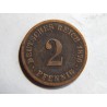 Germany Empire 2 Pfennig 1876 C XF č10003
