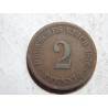 Germany Empire 2 Pfennig 1876 H VF č10384