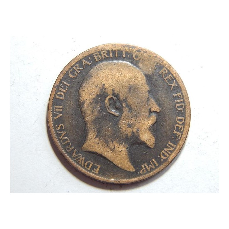 Great Britain 1 Penny 1902 F-VF č11737 Great Britain 1 Penny 1902 F-VF č11737