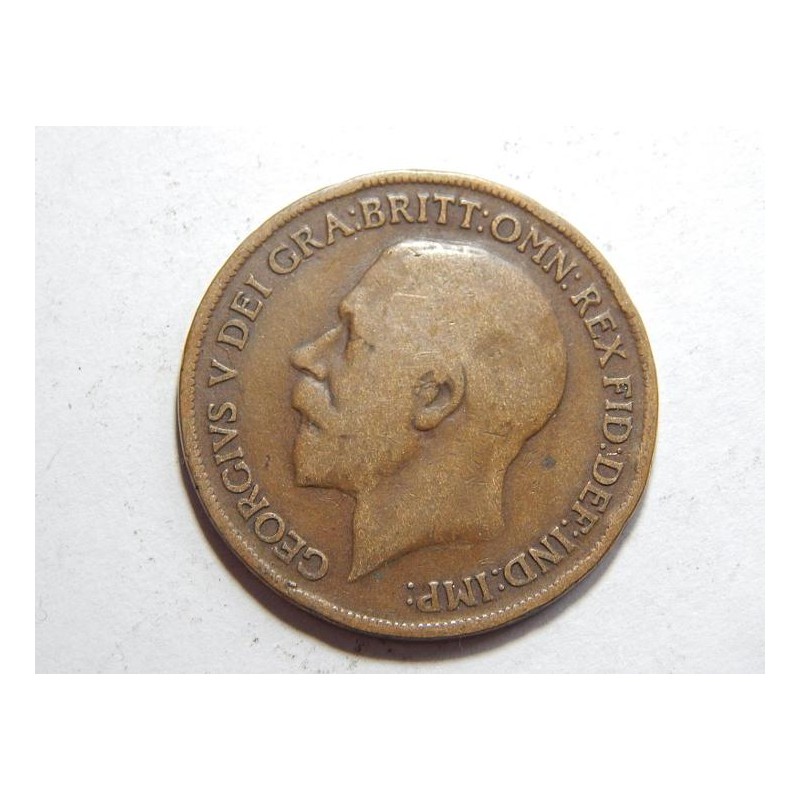 Great Britain 1 Penny 1919 F-VF č11738 Great Britain 1 Penny 1919 F-VF č11738