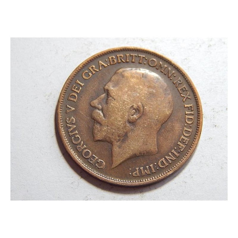 Great Britain 1 Penny 1914 VF č12259 Great Britain 1 Penny 1914 VF č12259