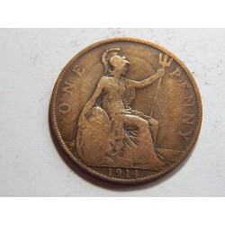 Great Britain 1 Penny 1914 VF č12259