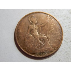 Great Britain 1 Penny 1915 F-VF č12604
