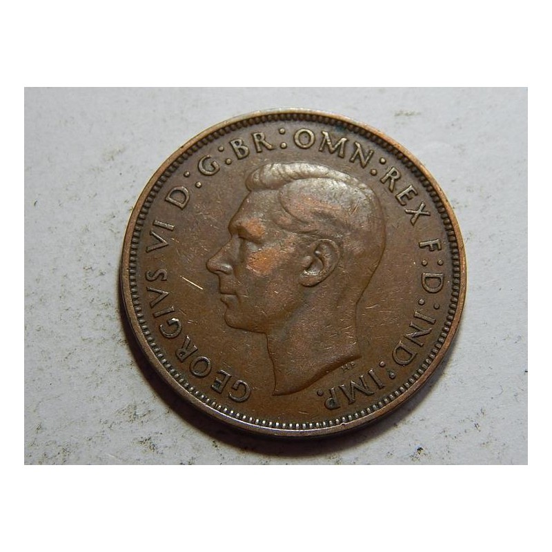 Great Britain 1 Penny 1948 VF-XF č12521 Great Britain 1 Penny 1948 VF-XF č12521
