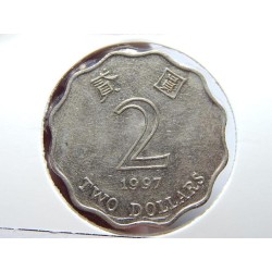 Hong Kong 2 Dollars 1997 XF č00474