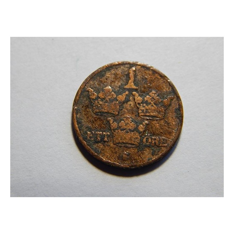 Sweden 1 Öre 1915 F č10543 Sweden 1 Öre 1915 F č10543