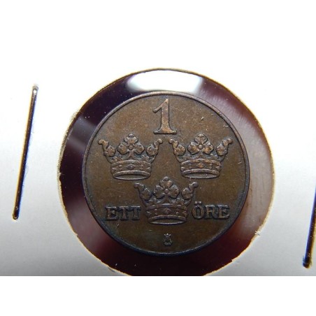 Sweden 1 Öre 1912 XF-UNC č00538