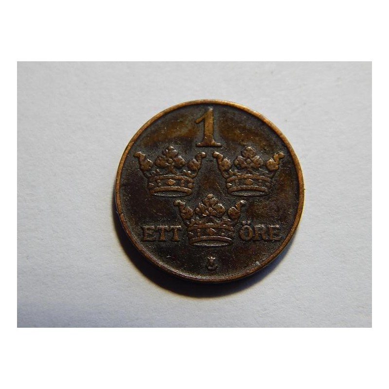 Sweden 1 Öre 1914 close 4 XF č10549 Sweden 1 Öre 1914 close 4 XF č10549
