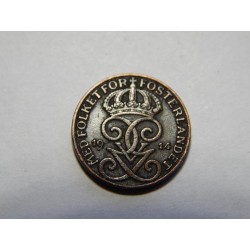 Sweden 1 Öre 1914 close 4 XF č10549