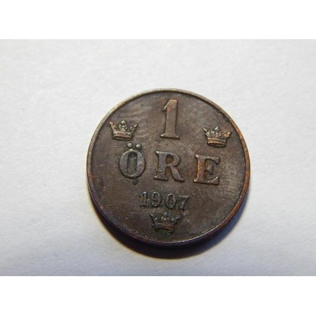 Sweden 1 Öre 1907 XF č10552