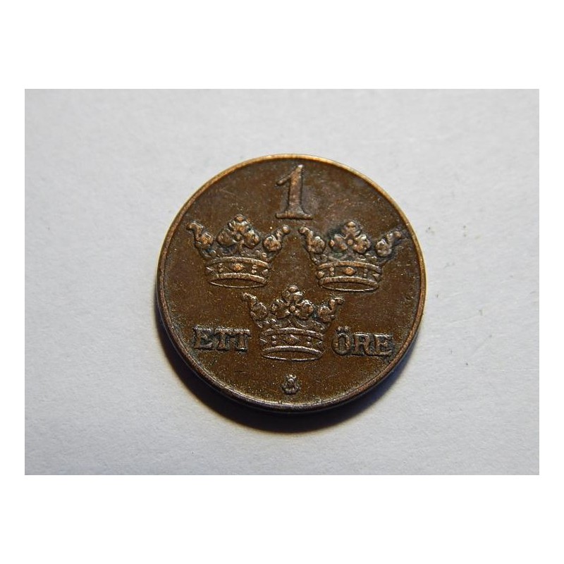 Sweden 1 Öre 1939 XF č10546 Sweden 1 Öre 1939 XF č10546