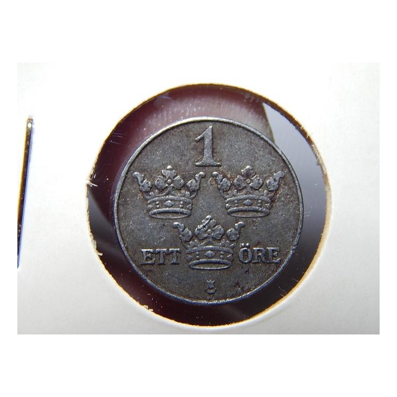 Sweden 1 Öre 1917 Fe XF č00543 Sweden 1 Öre 1917 Fe XF č00543