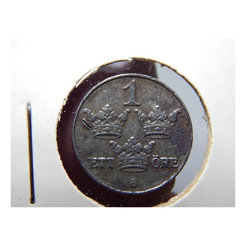Sweden 1 Öre 1918 Fe VF č00544 Sweden 1 Öre 1918 Fe VF č00544
