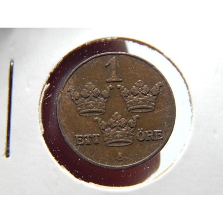 Sweden 1 Öre 1921 XF-UNC č00547