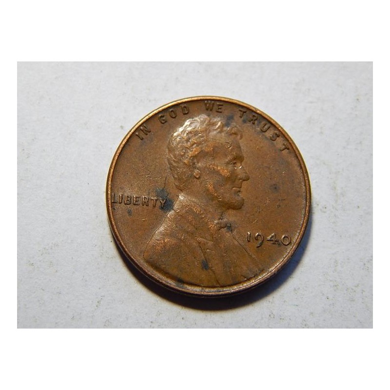 USA 1 Cent 1940 XF č10520