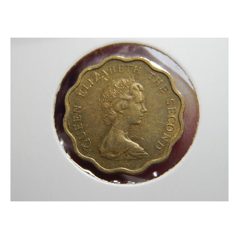 Hong Kong 20 Cents 1980 XF č00444 Hong Kong 20 Cents 1980 XF č00444