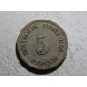 Německo Císařství 5 Pfennig 1908 F R XF č32884