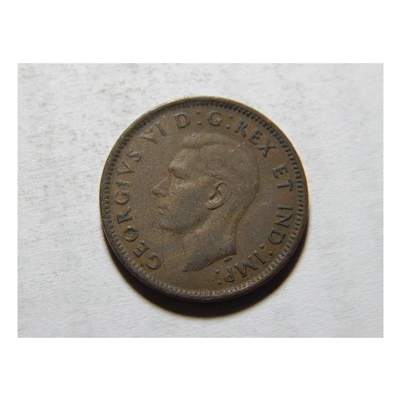 Kanada 1 Cent 1943 XF č35198 Kanada 1 Cent 1943 XF č35198