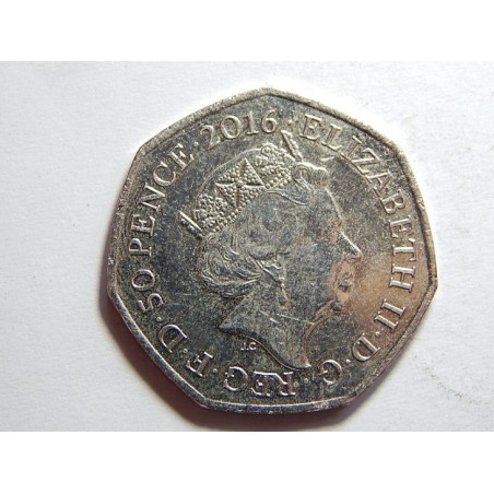 Anglie 50 Pence 2016 Peter Rabbit UNC č27809