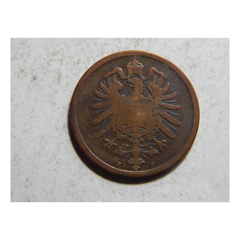 Germany Empire 2 Pfennig 1874 F F-VF č10362 Germany Empire 2 Pfennig 1874 F F-VF č10362