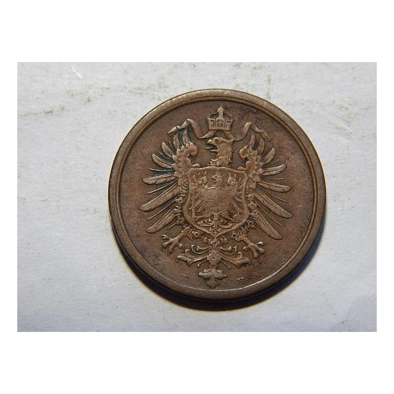 Germany Empire 2 Pfennig 1874 E XF-UNC č10092 Germany Empire 2 Pfennig 1874 E XF-UNC č10092