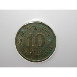 Hong Kong 10 Cents 1982 XF č00435