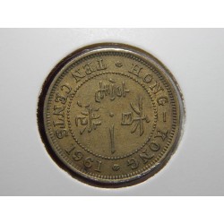 Hong Kong 10 Cents 1961 VF-XF č00429