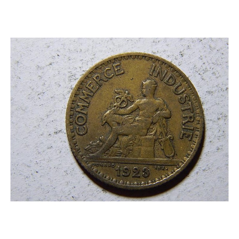 Francie 1 Franc 1923 XF č11281 Francie 1 Franc 1923 XF č11281