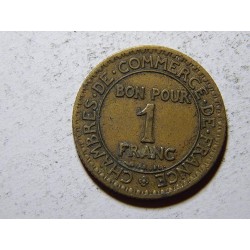 Francie 1 Franc 1923 XF č11281
