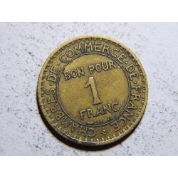 Francie 1 Franc 1922 XF č11459
