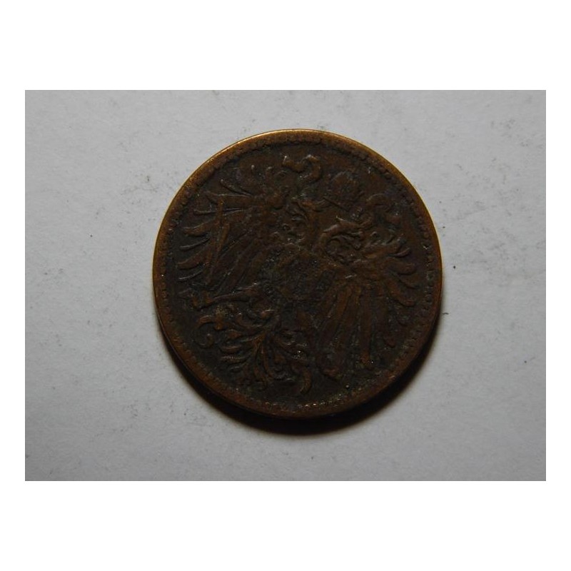 František Josef I. 2 Heller 1897 F-VF č21147 František Josef I. 2 Heller 1897 F-VF č21147